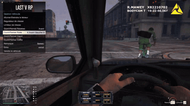 a screenshot of a video game with the name last v rp on the screen