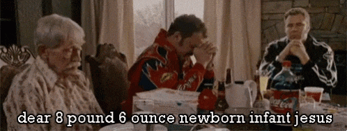 a man sits at a table with a coca cola bottle in front of him and says dear 8 pound 6 ounce