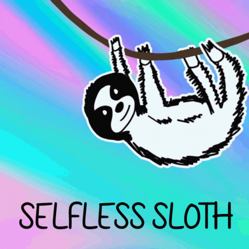 Selfless Sloth Veefriends GIF - Selfless Sloth Veefriends Unselfish GIFs