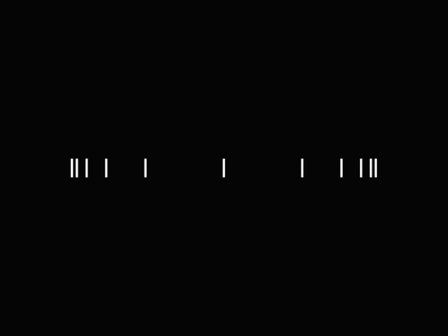 a black background with white lines on it .