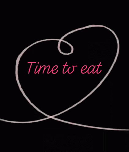 Heart Time To Eat GIF - Heart Time To Eat GIFs