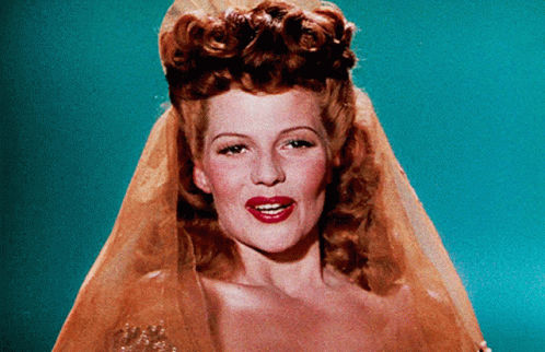 Rita Hayworth Relieved GIF