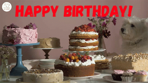 Happy Birthday Greetings GIF - Happy Birthday Greetings Birthday Cakes GIFs