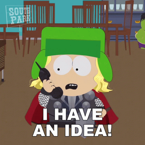 I Have An Idea Kyle Broflovski GIF - I Have An Idea Kyle Broflovski South Park GIFs
