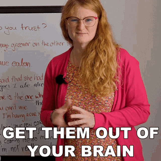 Get Them Out Of Your Brain Ronnie GIF - Get Them Out Of Your Brain Ronnie Engvid GIFs