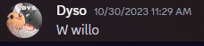 a black background with a picture of a person and the words dyso and w willo