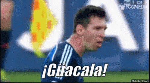 Lionel Messi Con Cara De Vomitar Güacala GIF
