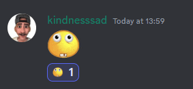 a screenshot of a conversation between kindnesssad and another person
