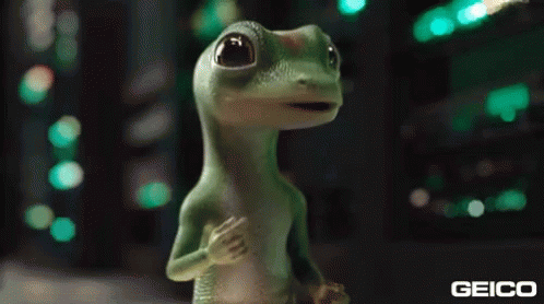 Geico - Wink GIF - Gecko Lizard Geico GIFs