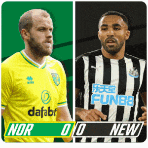 Norwich City F.C. Vs. Newcastle United F.C. First Half GIF - Soccer Epl English Premier League GIFs