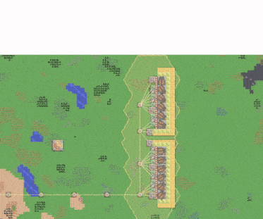 a video game with the words hop on mindustry on the bottom