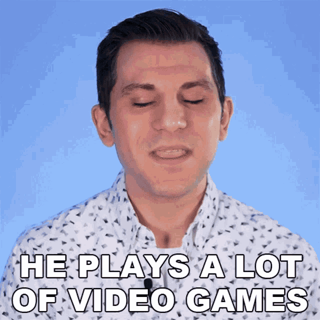 He Plays A Lot Of Video Games Shane Luis GIF - He Plays A Lot Of Video Games Shane Luis Rerez GIFs