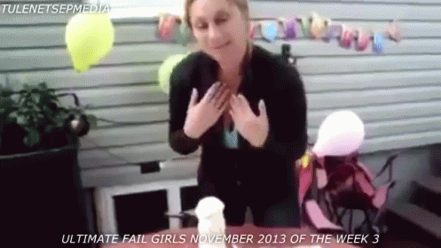Just A Gif GIF - Happy Birthday Cake Squirt GIFs