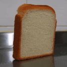 a loaf of bread is sitting on a counter top