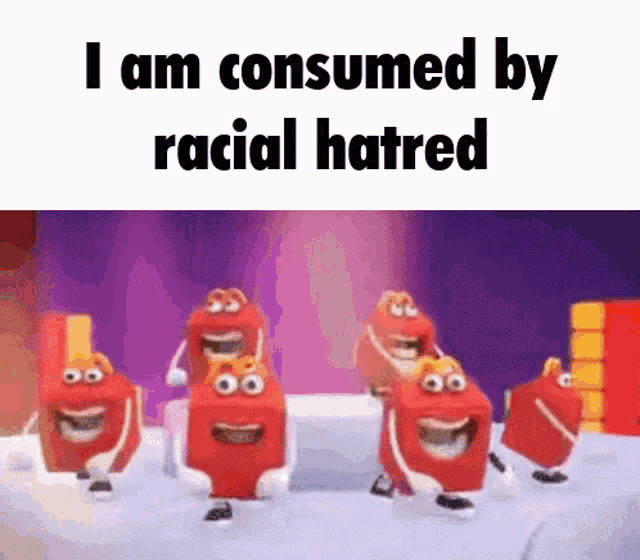a group of mcdonald 's happy meals are dancing together in a purple background .