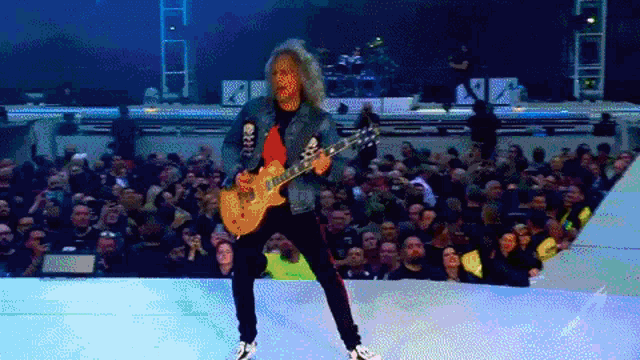 Kirk Hammett Rainbow GIF - Kirk Hammett Rainbow Metallica GIFs