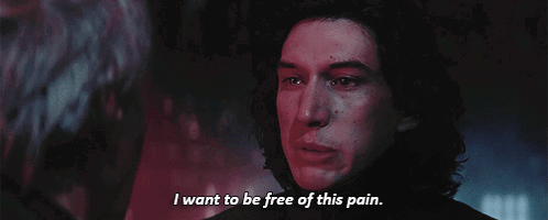 I Want To Be Free Of This Pain Kylo Ren GIF - I Want To Be Free Of This Pain Kylo Ren The Force Awakens GIFs