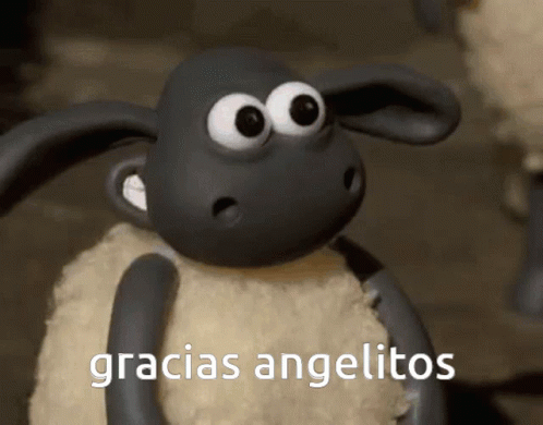 Gracias Angelitos Thank You GIF - Gracias Angelitos Thank You Shaun The Sheep GIFs