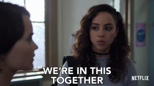 Were In This Together Were A Team GIF - Were In This Together Were A Team Team Work GIFs