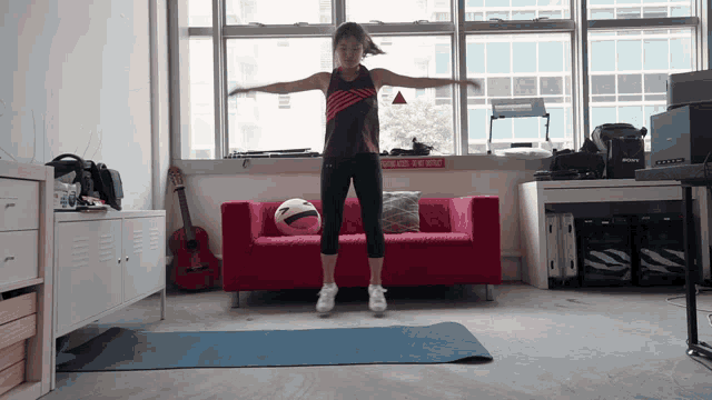 Jumping Jacks Home Workouts GIF - Jumping Jacks Home Workouts Exercise GIFs