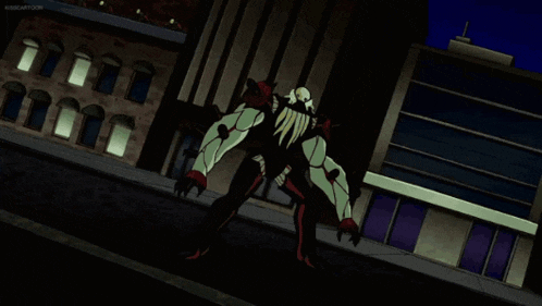 a cartoon character 's feet are glowing in the dark and the word narcoz is on the bottom right