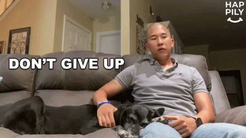 Dont Give Up Happily GIF - Dont Give Up Happily Never Give Up GIFs