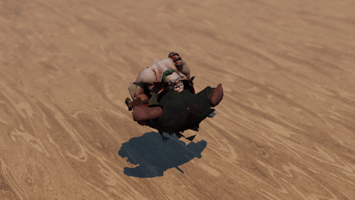 a man is laying on the ground with blood coming out of his head
