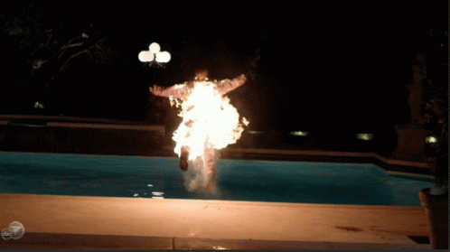 Final Dive GIF - Whodunnit Burning Man Burning GIFs
