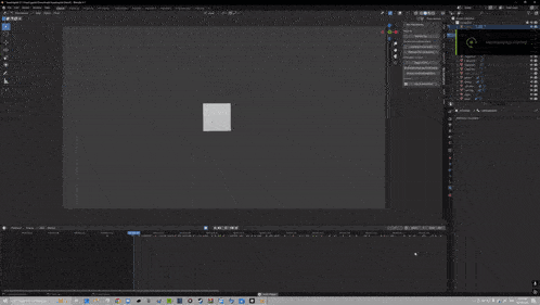 a computer screen is open to a program that says ' blender ' on it