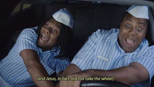And Jesus In Fact Did Not Take The Wheel Ed GIF - And Jesus In Fact Did Not Take The Wheel Ed Dexter Reed GIFs