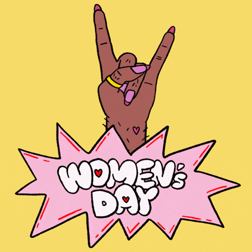 a cartoon illustration of a hand making a horns sign with the word everyday behind it