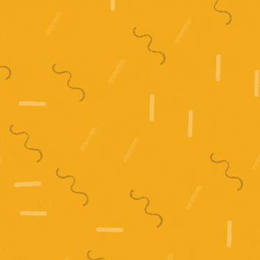 a man stands in front of a yellow background with the words happy birthday