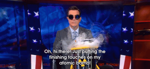Totally Normal GIF - Colbert Report Stephen Colbert Atomic GIFs