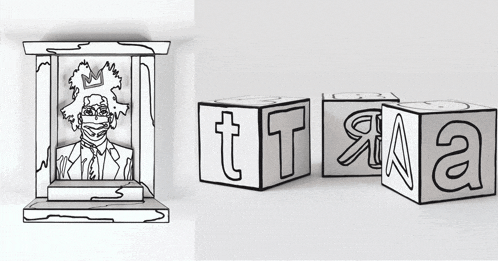 a black and white drawing of a radio next to a book titled sailing fiji