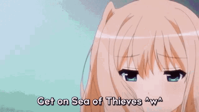 Get On Sea Of Thieves Hop On Sea Of Thieves GIF - Get On Sea Of Thieves Hop On Sea Of Thieves Anime GIFs