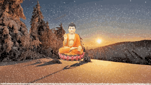 Lord Buddha Sun GIF - Lord Buddha Sun Float GIFs