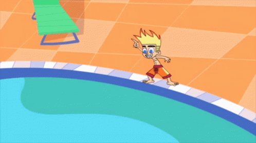Johnny Test Pool GIF - Johnny Test Pool Cannonball GIFs