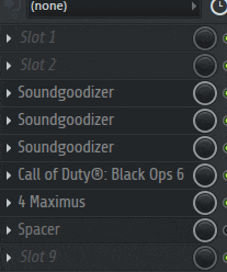 a list of sound goodizers including call of duty