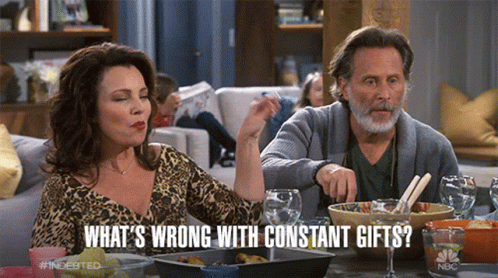 Whats Wrong With Constant Gifts Fran Drescher GIF - Whats Wrong With Constant Gifts Fran Drescher Debbie GIFs