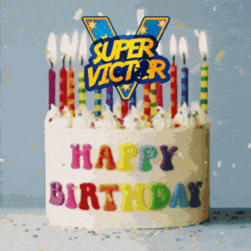 Super Victor Happy Birthday GIF - Super Victor Happy Birthday Feliz Cumpleaños GIFs