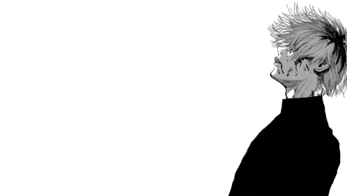 a black and white drawing of a man with blood coming out of his ears .