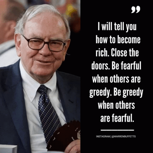 Fearful Greedy GIF - Fearful Greedy Warren Buffett GIFs