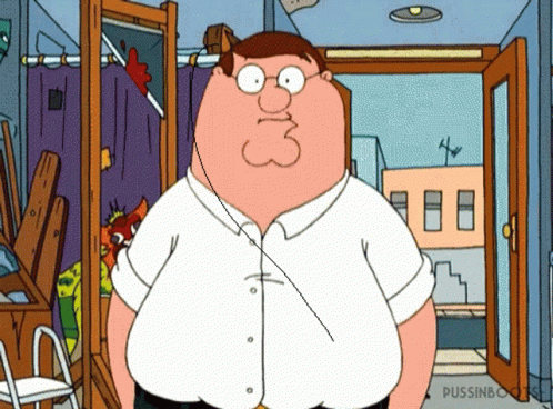 Peter Leave GIF - Peter Leave Fake Hair GIFs