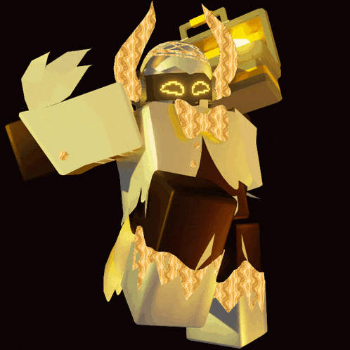 a cartoon character is wearing a bow tie and holding a sword