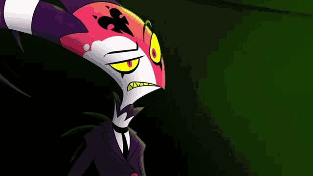 a cartoon character is holding a sniper rifle in his hand