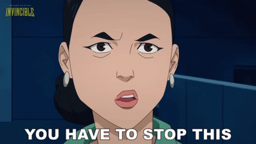 You Have To Stop This Debbie Grayson GIF - You Have To Stop This Debbie Grayson Invincible GIFs