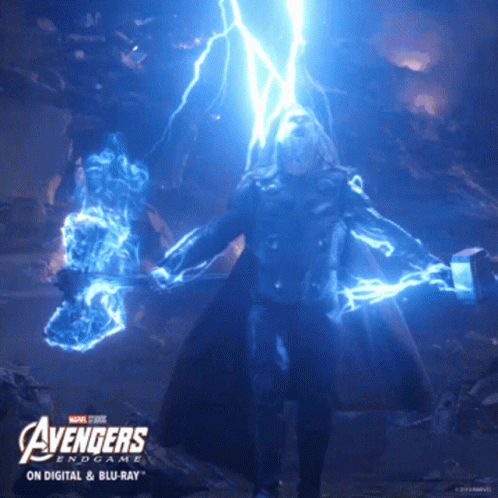Avengers Endgame Power GIF - Avengers Endgame Power Thor GIFs