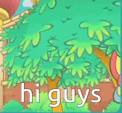 a picture of a cartoon character with the words hi guys on the bottom