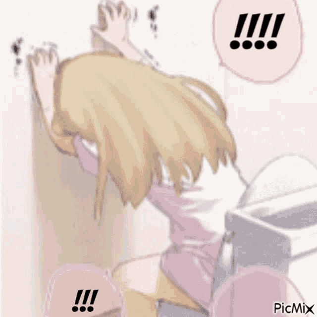 a girl is leaning against a wall while sitting in a toilet .
