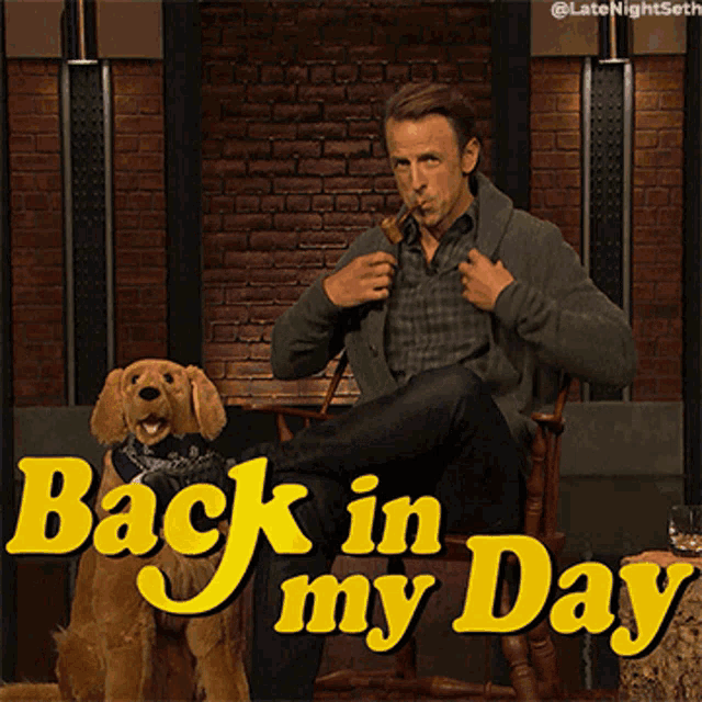 Back In My Day Seth Meyers GIF - Back In My Day Seth Meyers Late Night With Seth Meyers GIFs